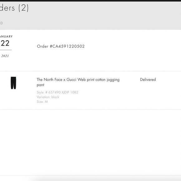 The North Face x Gucci sweatpants - Picture 8 of 8